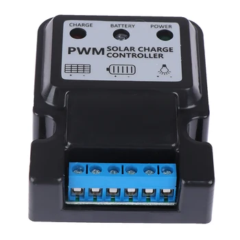 1Pc Полезен издръжлив 6V 12V 10A Автоматичен контролер за зареждане на слънчеви панели Регулатор на зарядното устройство за батерии Подобрение на дома