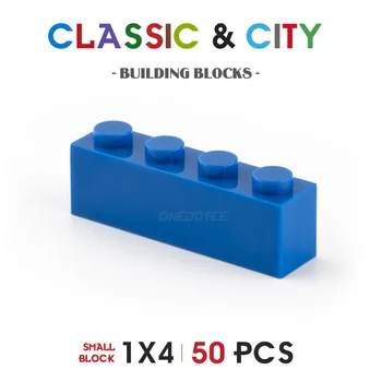 1x4 50 парчета DIY City класически тухли събрание творчески градивни блокове насипни комплекти образователни играчки за деца
