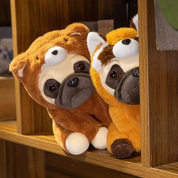 22cm Сладък Шар Пей куче Kawaii плюшени играчки прекрасна възглавница пълнени меки кукли за животни подарък за рожден ден за деца