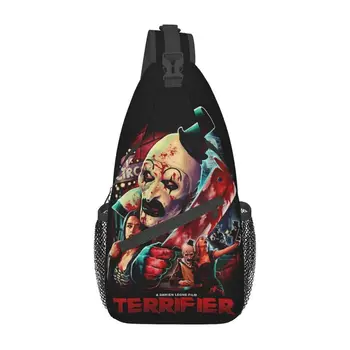 Fashion Terrifiers прашка чанта за колоездене къмпинг мъже Хелоуин филм на ужасите Crossbody гърдите раница рамо Daypack