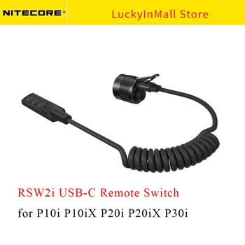 Nitecore RSW2I дистанционен превключвател за налягане за фенерчетата от серия I с конектор за стил на задния адаптер и USB-C порт лов