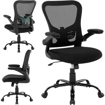 Office Chair Ergonomic Desk Chair - Mesh Computer Chair Home Office Desk Chairs with Lumbar Support, Регулируема височина
