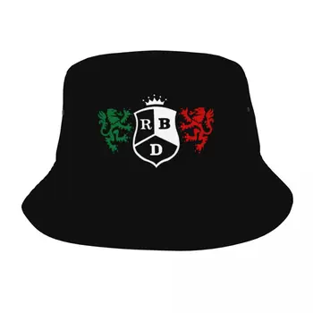 Rebelde Мексиканско лого Боб шапки за жени мъже летни пътуване Rbd шапка за слънце мода UV защита за къмпинг риболов шапка Панама шапка