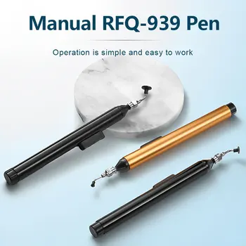 Вакуум смучене смукателна писалка с 3 издънка IC SMD пинсети вземете инструмент комплект отстраняване издънка помпа спойка разпояване