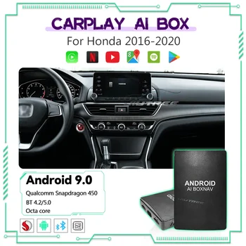 За Applepie Mini Ai Box за Honda Civic Accord CR-V Ridgeline Android Auto Wireless Mirror връзка Netflix Yotube TV Smart Adpater