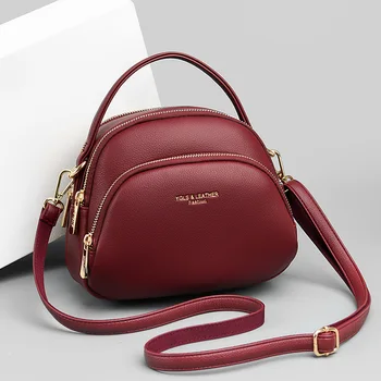 Меки кожени луксозни чанти Дамски чанти Дизайнерски чанти Висококачествени чанти за рамо Дамска чанта за рамо