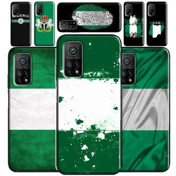 Нигерия флаг случай за POCO X3 NFC X3 GT F3 M3 M4 Pro заден капак Xiaomi Mi 11 Lite 10 Mi 11T Pro 10T