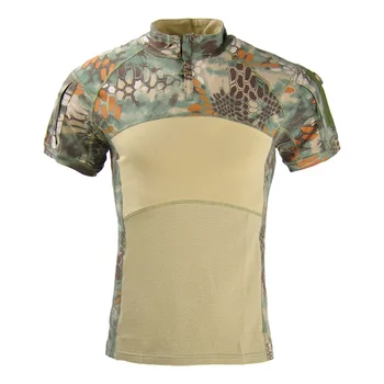 Нова военна армейска тениска Мъже Camo тактическа риза Бойна униформа на армията на САЩ Риза Cargo Multicam Airsoft Пейнтбол Тактически дрехи