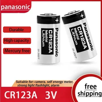 Оригинална батерия за камера Panasonic 123 Lithium 3V Arlo CR123A CR17345 DL123A EL123A 123A