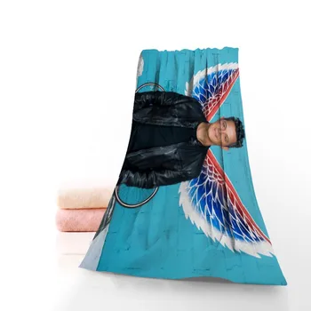 Персонализирана кърпа Alejandro Sanz отпечатана памучна кърпа за лице / баня микрофибърна тъкан за деца Мъже жени Размер 35x75cm 70x140cm 1014p