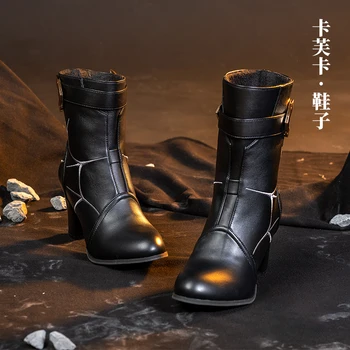 Предварителна продажба Хонкай: Звездна железница Кафка Персонализиран Stellaron Hunter Cosplay обувки Аниме аксесоари за игри Дамски обувки