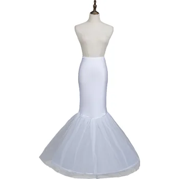 Реколта булчинска долна пола кринолини Фусти за сватбени рокли Jupon 2024 Fishtail специален повод рокля за жени