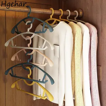 10pcs закачалка за дрехи Домакински гардероб за съхранение Закачалки за дрехи Общежитие против хлъзгане Стелажи за палта Спестяване на място Организатор на окачване