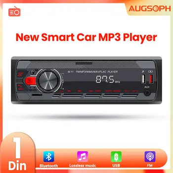 1Din Car Radio Multimedia MP5 плейър, универсална навигация с Android Auto & Bluetooth, HD екран USB TF FM Stereo