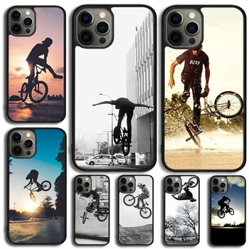 BMX Bike Extreme Sport калъф за телефон за iPhone 15 14 XR XS 11 12 13 Mini Pro MAX 6 7 8 Plus
